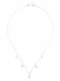 Djula 18kt white gold five pear diamond choker - Silver