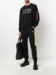 Image 2 of Alpha Industries logo-print crew-neck sweatshirt