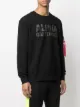 Alpha Industries logo-print crew-neck sweatshirt