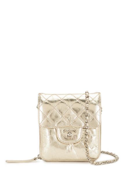 CHANEL 2012-2013 diamond quilted CC crossbody bag Women