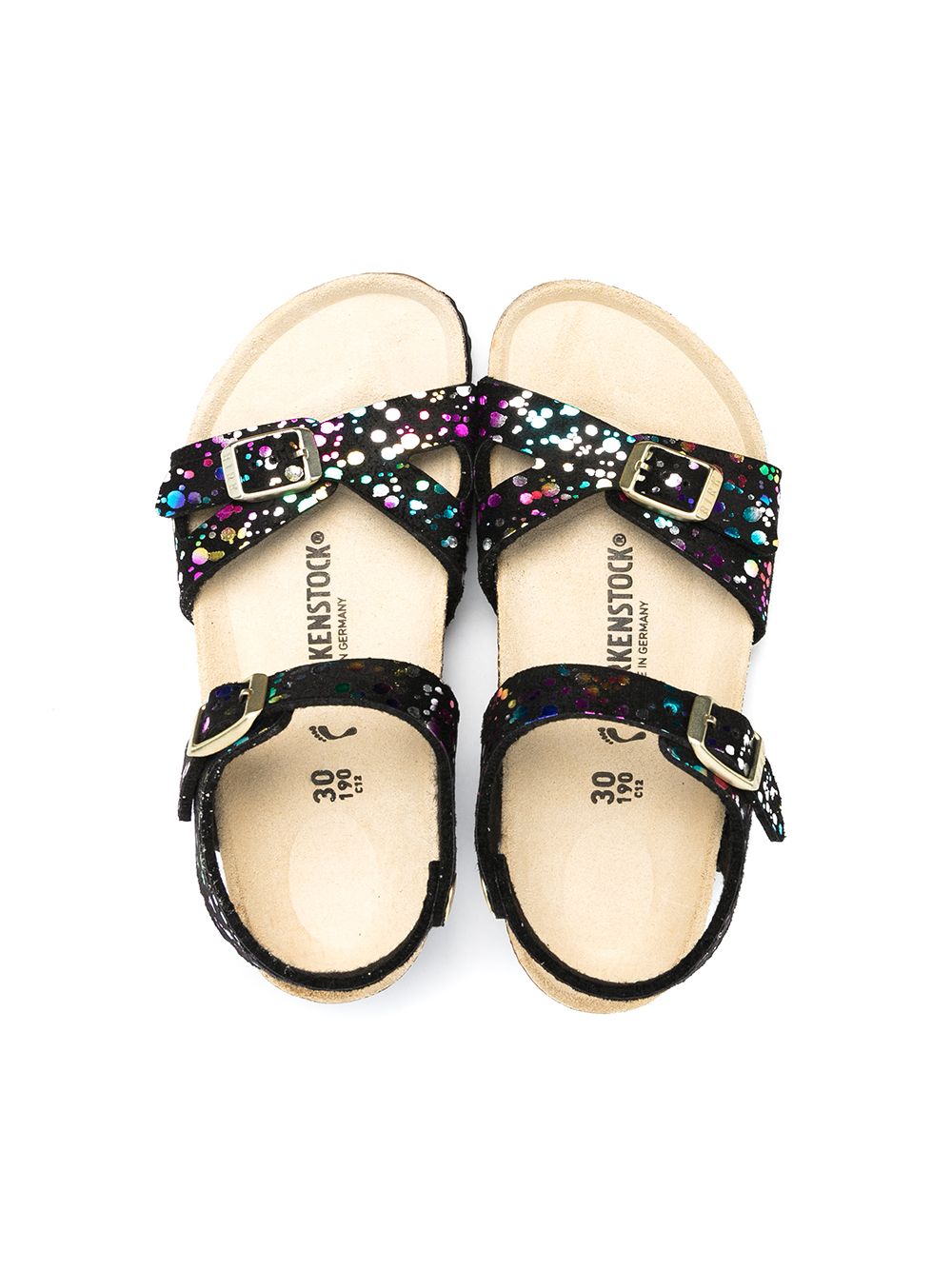 фото Birkenstock kids сандалии rio с принтом