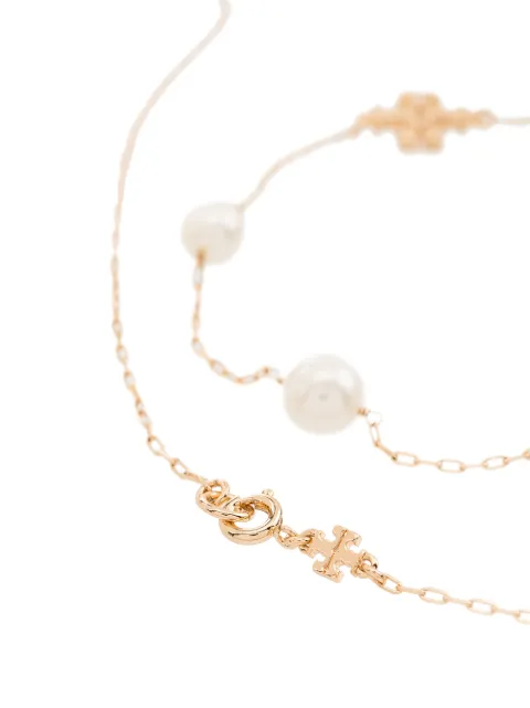 Tory Burch Kira pearl-chain Necklace 