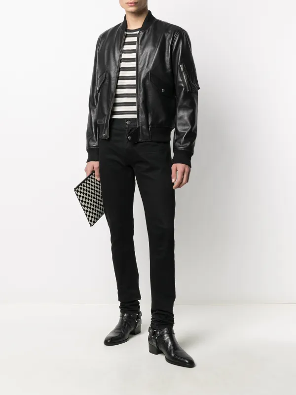 st laurent bomber jacket