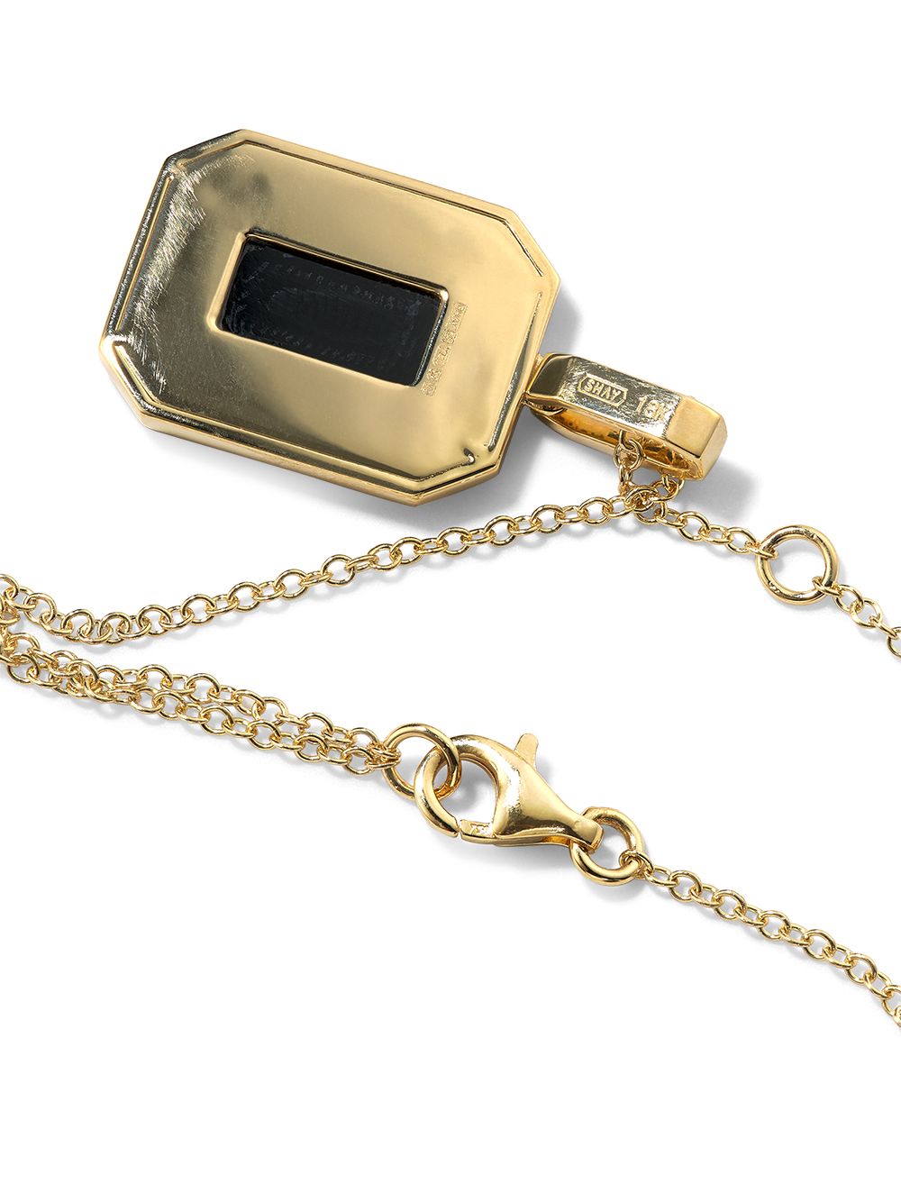 SHAY 18K Yellow Gold Diamond And Onyx Pendant Necklace - Farfetch