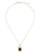 Imagen 1 de SHAY collar en oro amarillo de 18kt con dije de diamantes y ónix