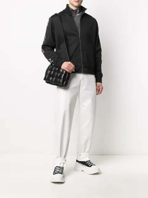 givenchy logo tape track jacket