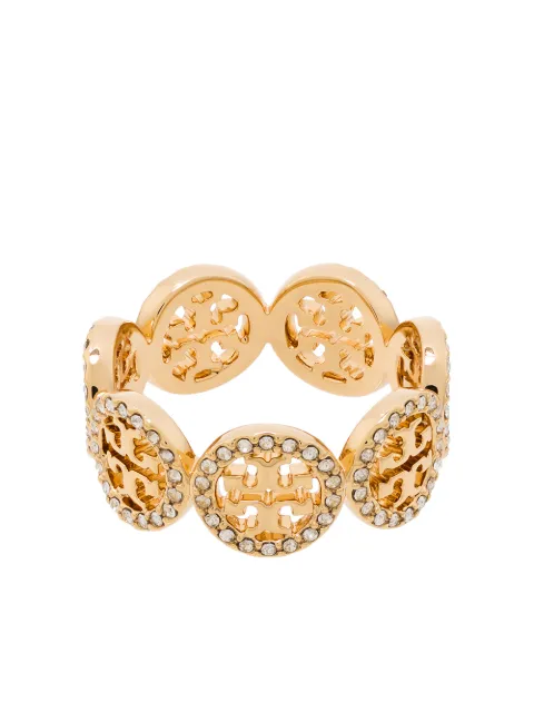 tory burch 晶饰经典logo戒指