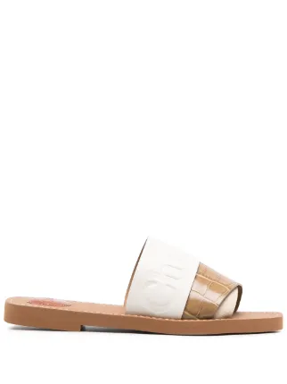 Chloé brown Woody flat mules for women 