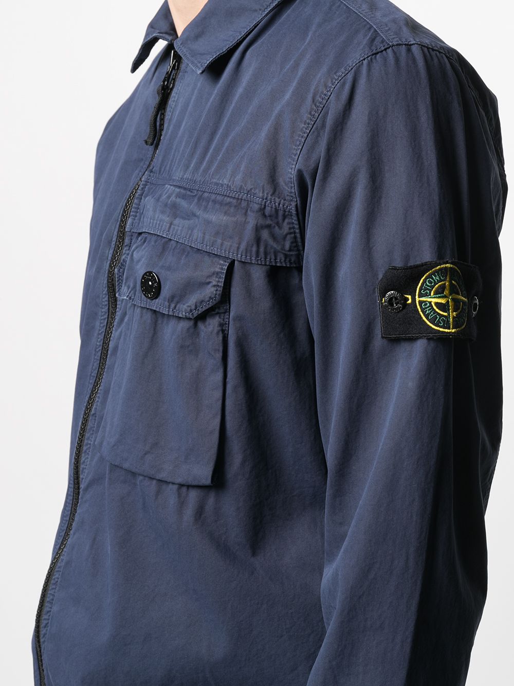 фото Stone island легкая куртка-рубашка