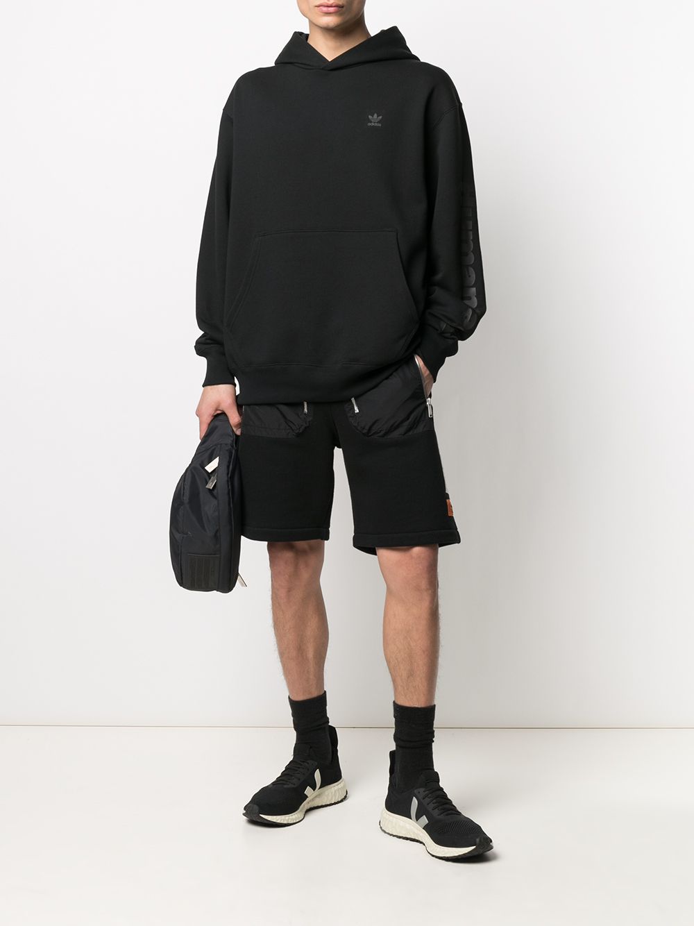 Adidas x Pharrell Williams Basics Hooded Sweatshirt - Farfetch