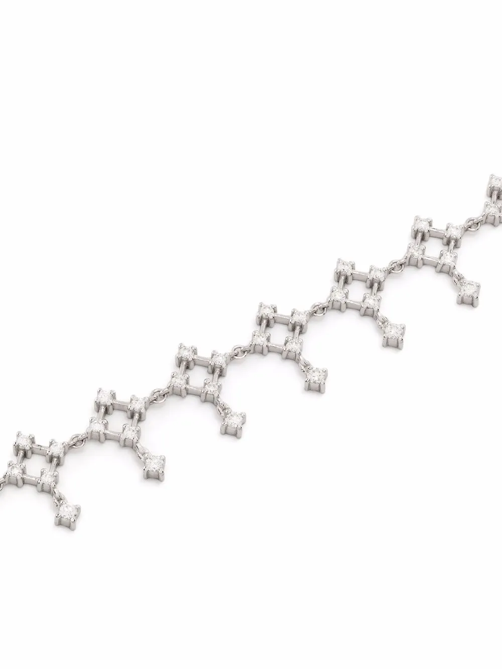 Djula Choker Lace in oro bianco 18 carati con diamanti | Collane | Image 3