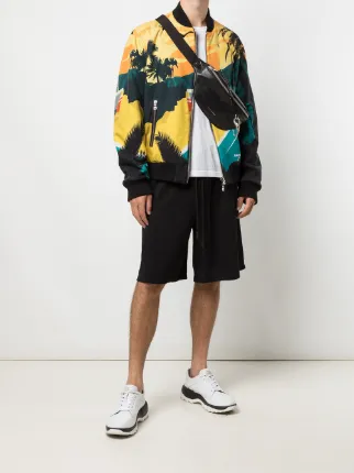 BALMAIN PRINTED REVERSIBLE BOMBER JKT展示图