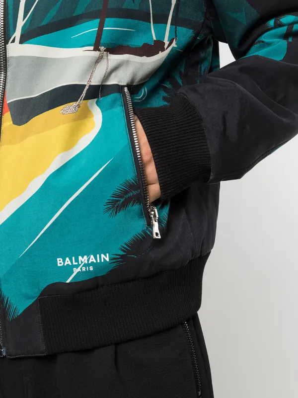 Balmain プリント ボンバージャケット 通販 - FARFETCH