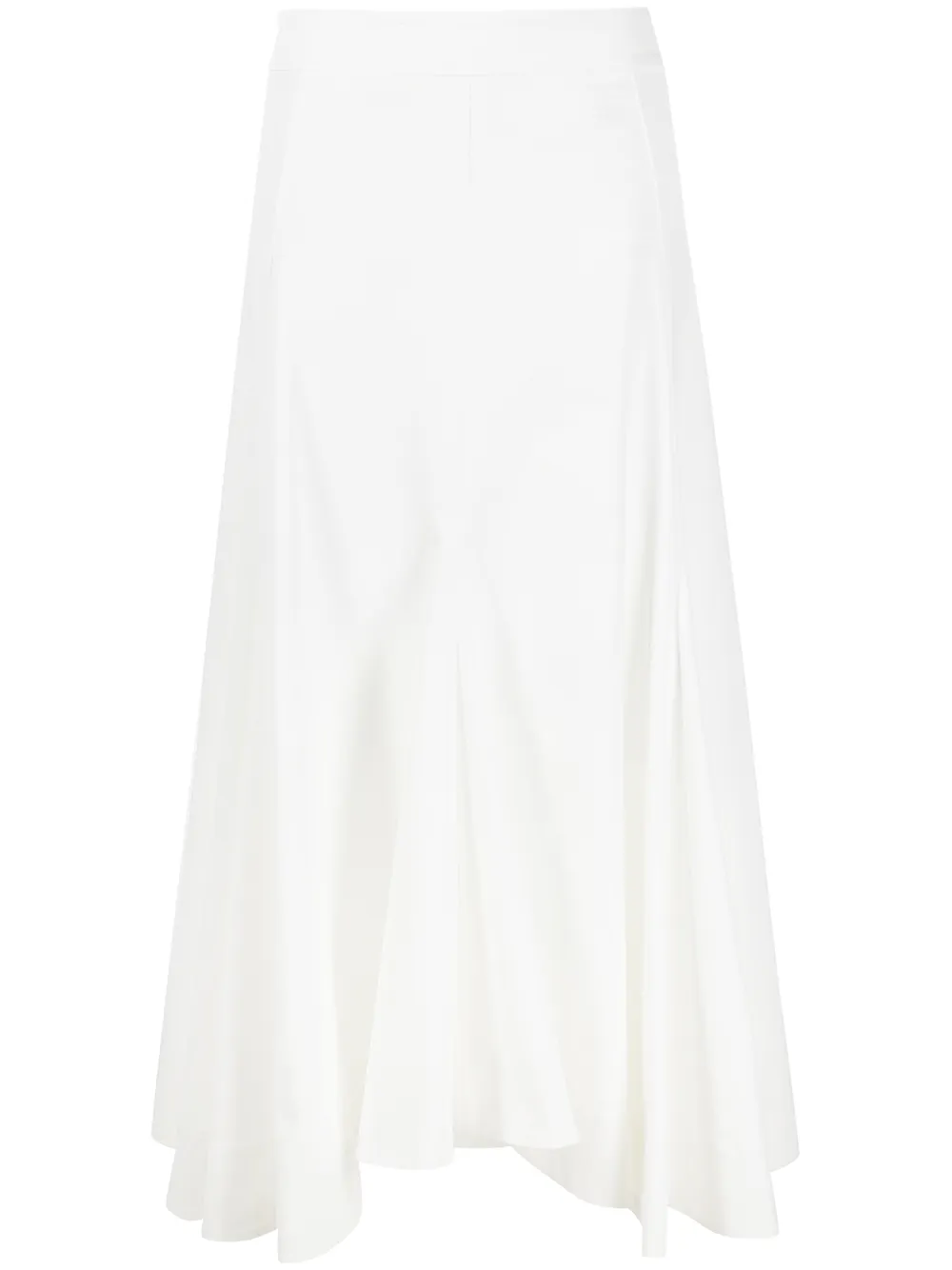 

Jil Sander high-waisted asymmetric skirt - White