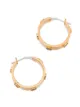 Tory Burch Miller stud hoop earrings