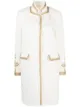 Image 1 of Ermanno Scervino braided trim quilted coat