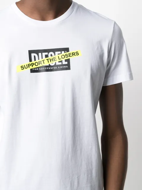 Diesel Support The Losers T-shirt white A017690HAYU - Farfetch