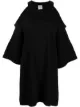 Image 1 of Vetements embroidered logo off-shoulder dress