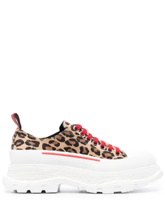 Alexander mcqueen discount leopard print sneakers