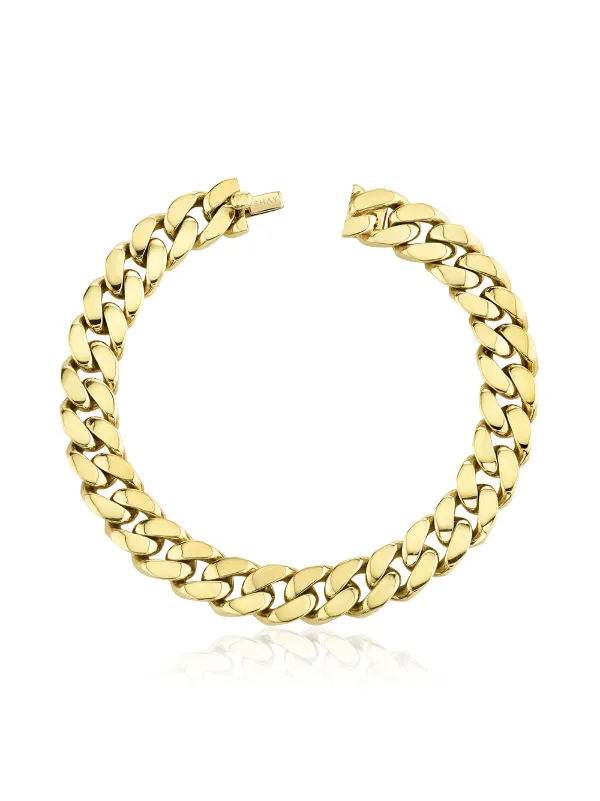 SHAY 18kt Yellow Gold Flat Link Bracelet Gold FARFETCH PH