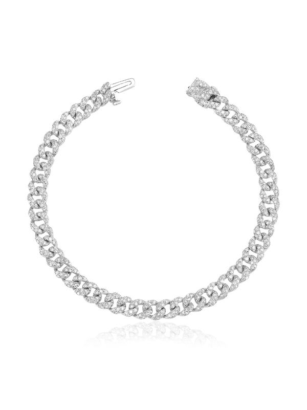 Pave on sale diamond chain