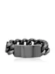 Image 1 of SHAY 18kt black gold ID flat link ring
