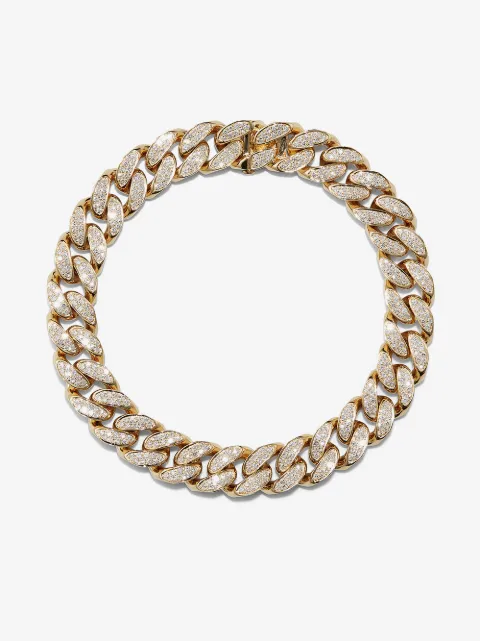 SHAY pulsera Flat Essential con diamantes