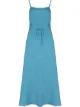 Image 1 of BONDI BORN Marseille belted-waist midi dress