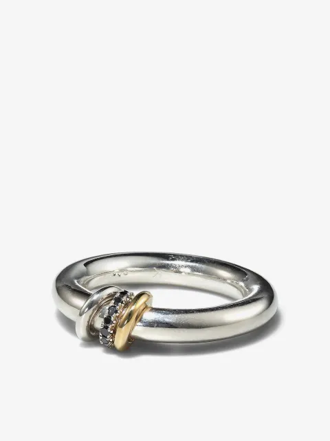 Spinelli Kilcollin bague Sirius Max en argent sterling pavée de diamants