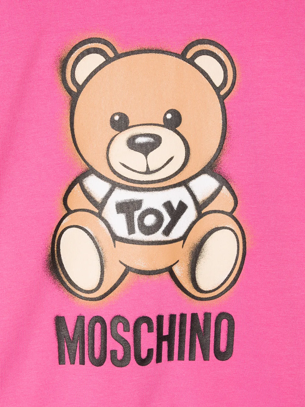 фото Moschino kids футболка teddy с логотипом