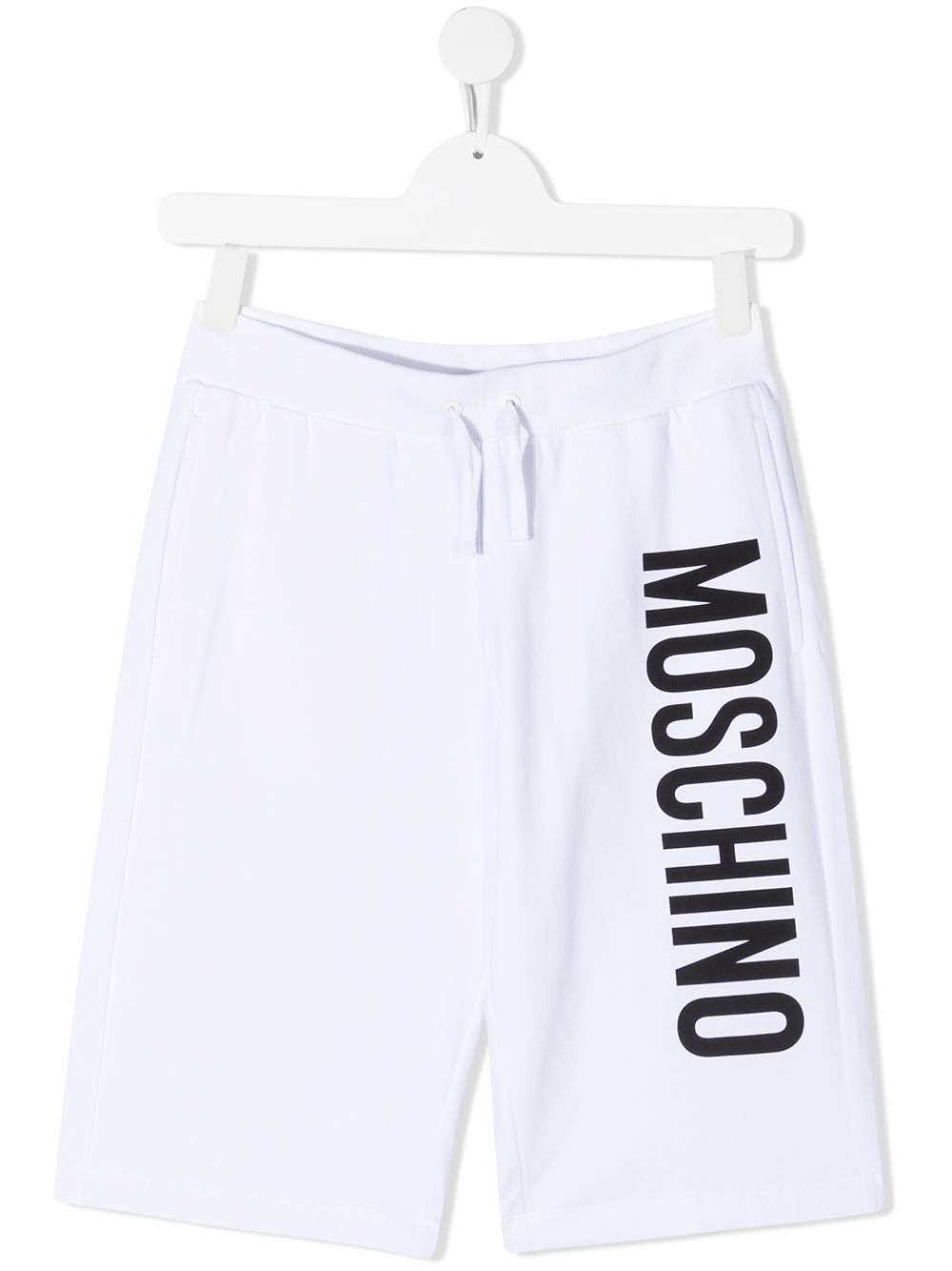 фото Moschino kids шорты с кулиской и логотипом