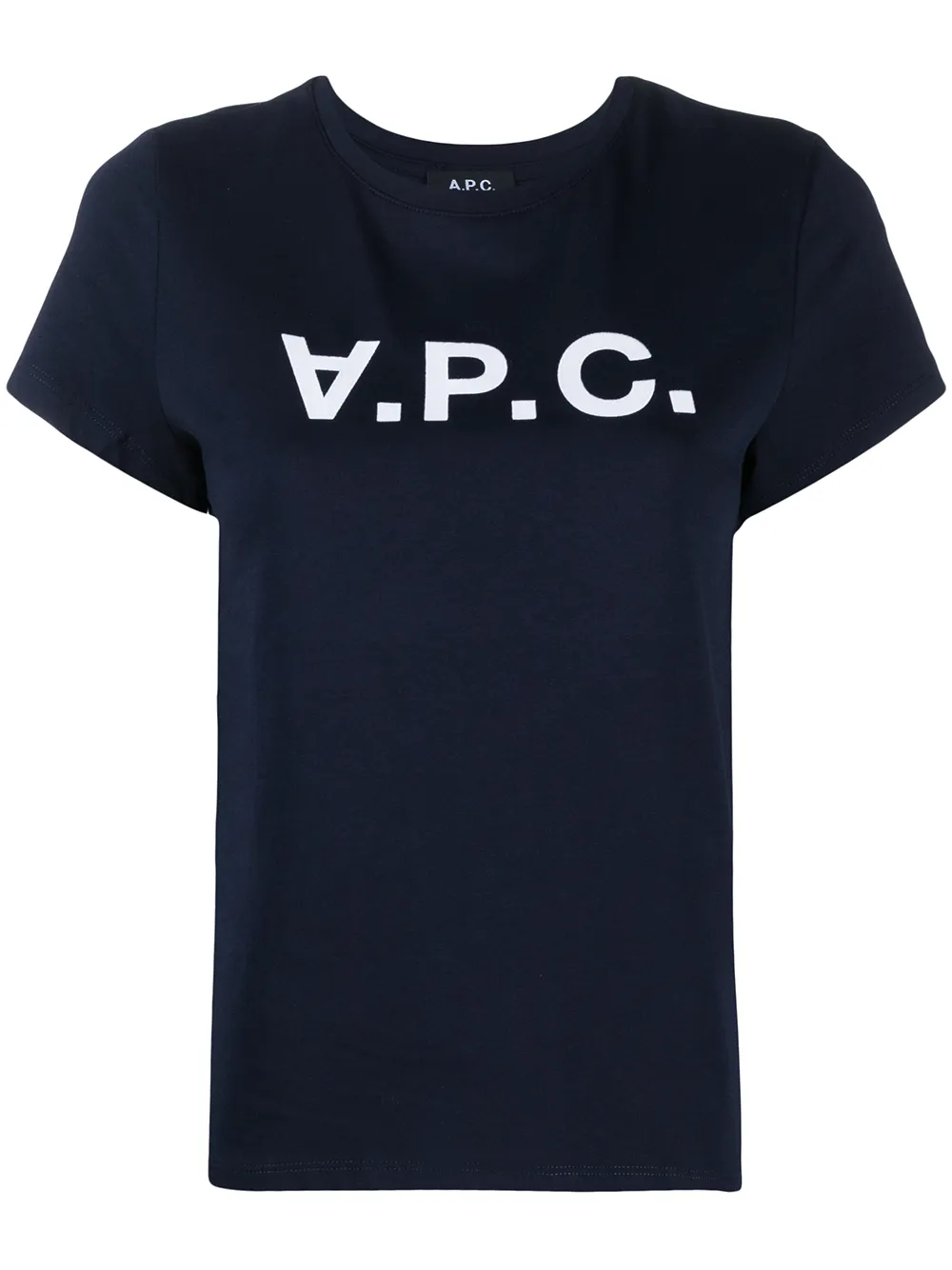 Image 1 of A.P.C. logo-print cotton t-shirt