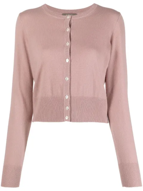 Shop N.Peal cropped cashmere cardigan 