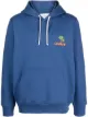 Image 1 of Casablanca logo-embroidered drawstring hoodie