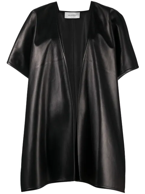 Valentino Garavani draped short-sleeve cape