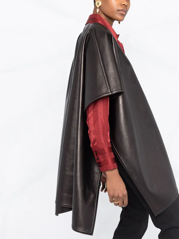 Valentino Garavani ドレープ ケープ | ブラック | FARFETCH JP