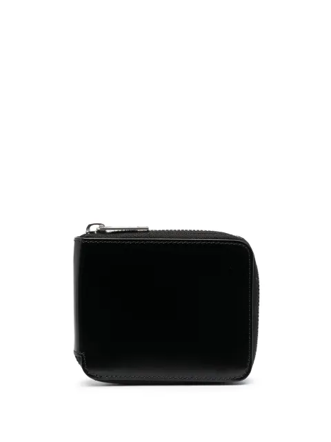 Maison Margiela zip-up logo-print wallet