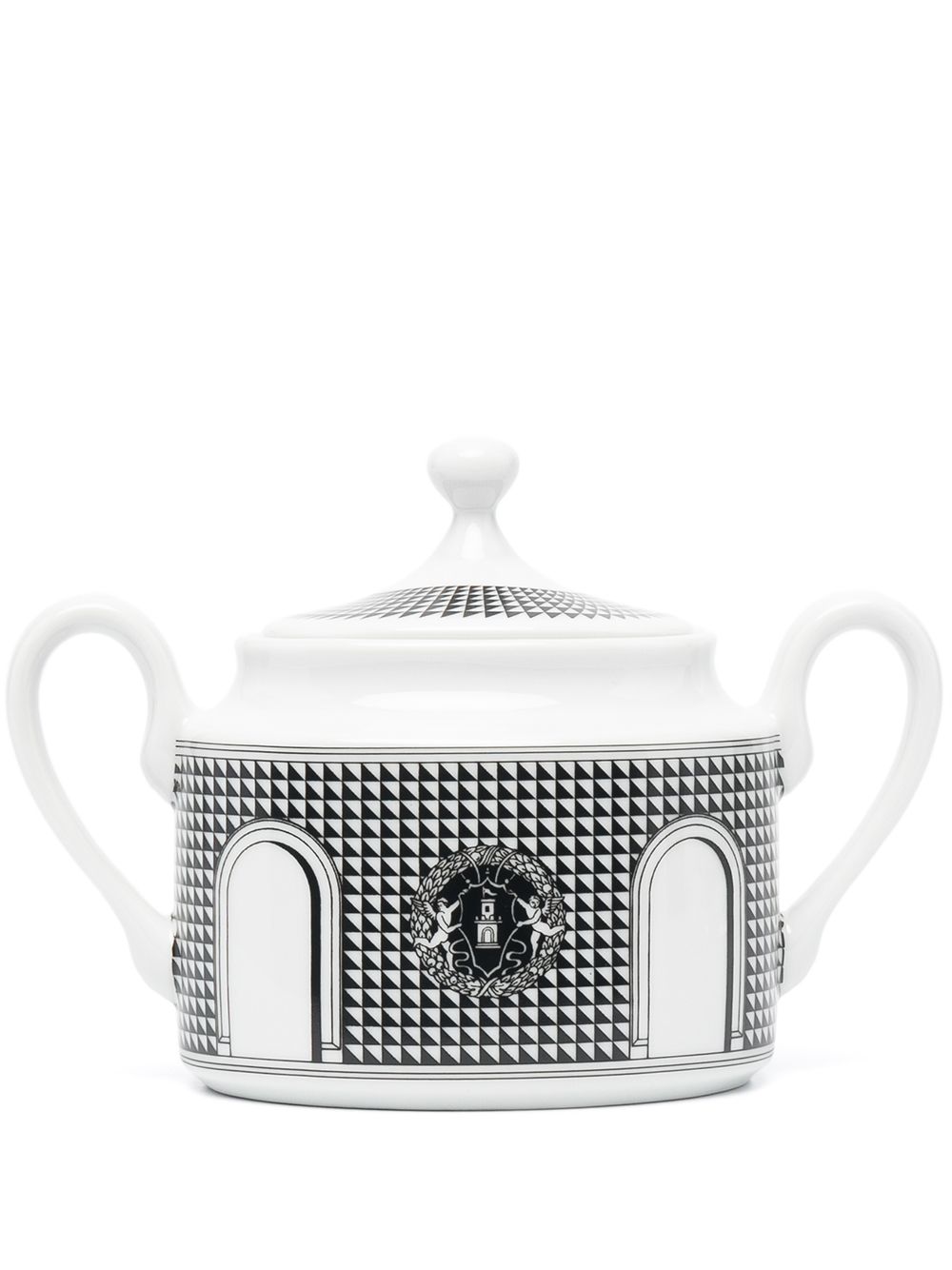 

Fornasetti Facciata Quattrocentesca sugar bowl - White