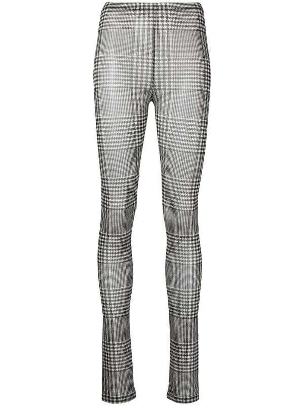 houndstooth print leggings
