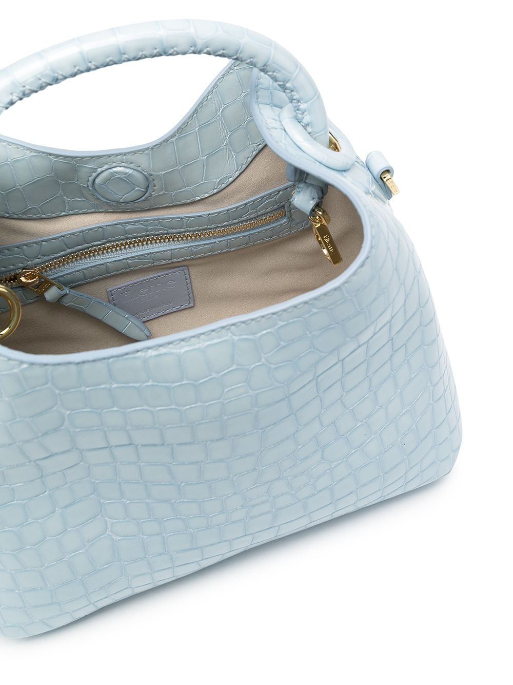 фото Elleme baozi croc-effect tote