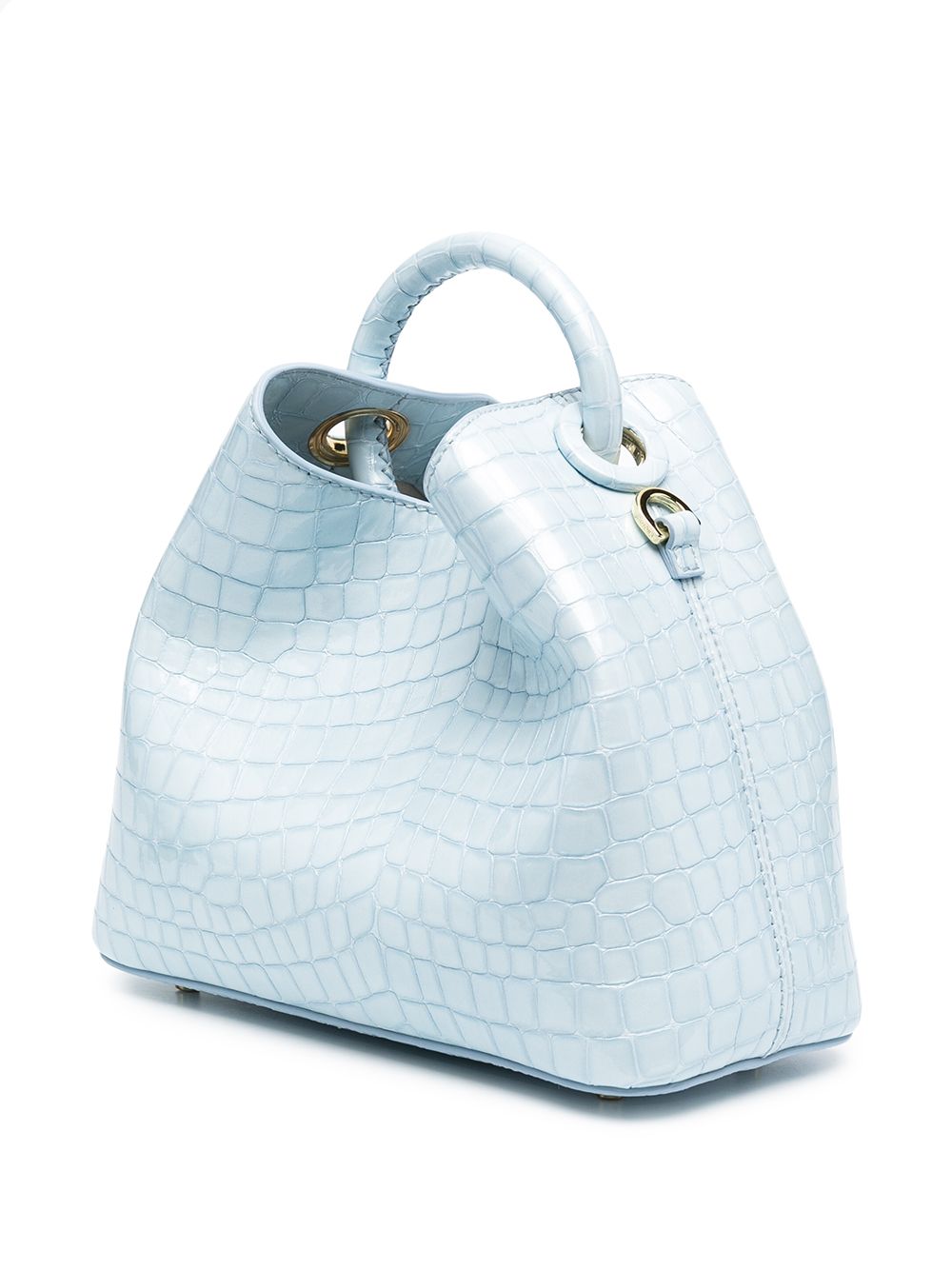 фото Elleme baozi croc-effect tote