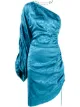 Image 1 of The Attico one-shoulder asymmetric dress