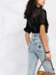 Balmain acid wash skinny jeans