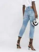 Dsquared2 Cropped-Jeans mit Logo-Patch