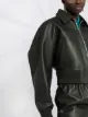 Bottega Veneta leather bomber-style jacket