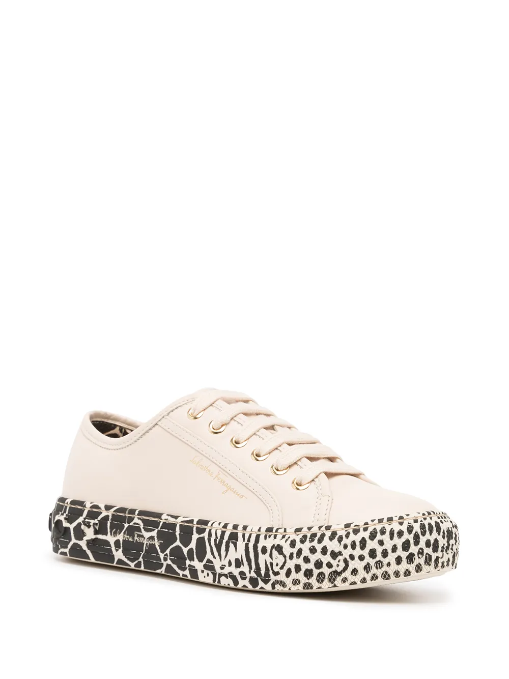 Ferragamo baskets Gancini à semelle imprimée | baskets basses | Image 2
