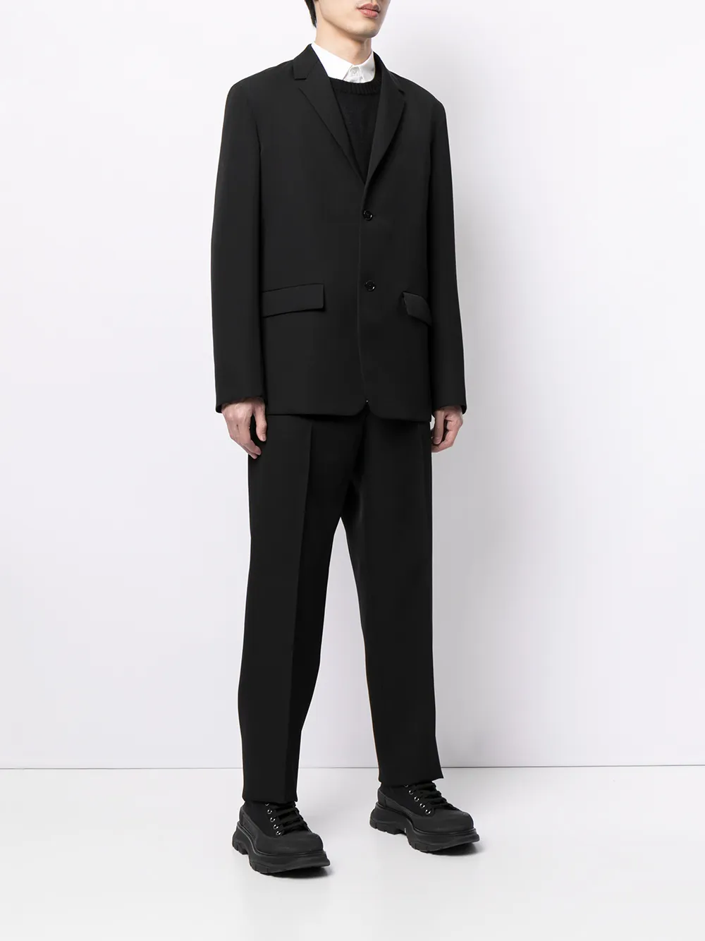 фото Jil sander костюм с однобортным пиджаком