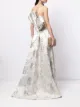 Image 2 of Tadashi Shoji strapless jacquard gown