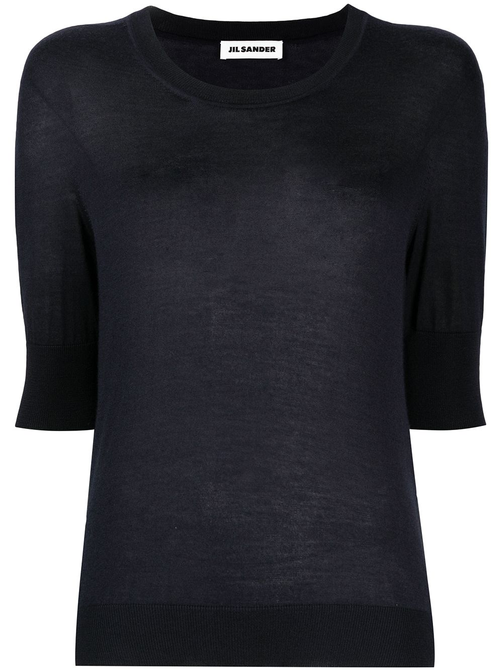 

Jil Sander top tejido manga corta - Azul