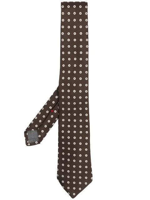 Brunello Cucinelli dot print tie 